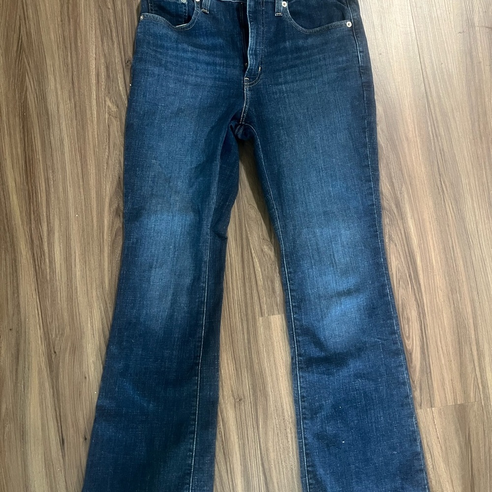 Levi's Dark Blue Flare Jeans - Wide Leg
